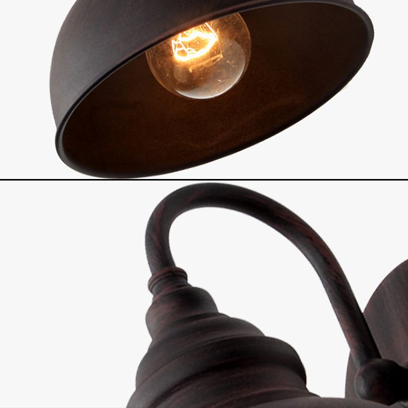 Retro Industrial Style Gooseneck Stem Wall Sconce Lights 1 Light Aluminum Alloy Sconces
