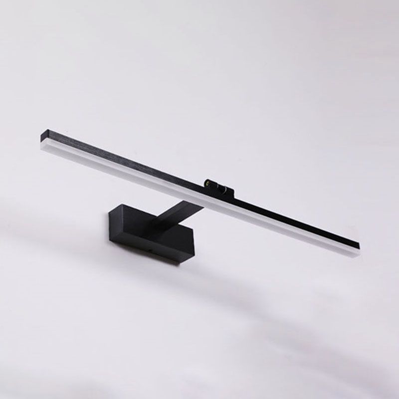 Acrylique linéaire de lampe murale applique minimalisme minimalisme luminaire luminaire pour la salle de bain