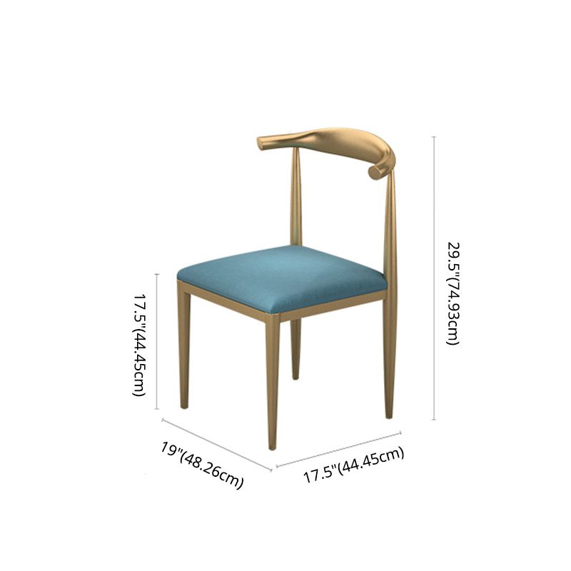 Sintered Stone Scandinavian Dining Room Set with Rectangle Table and Metal Base Dining Set