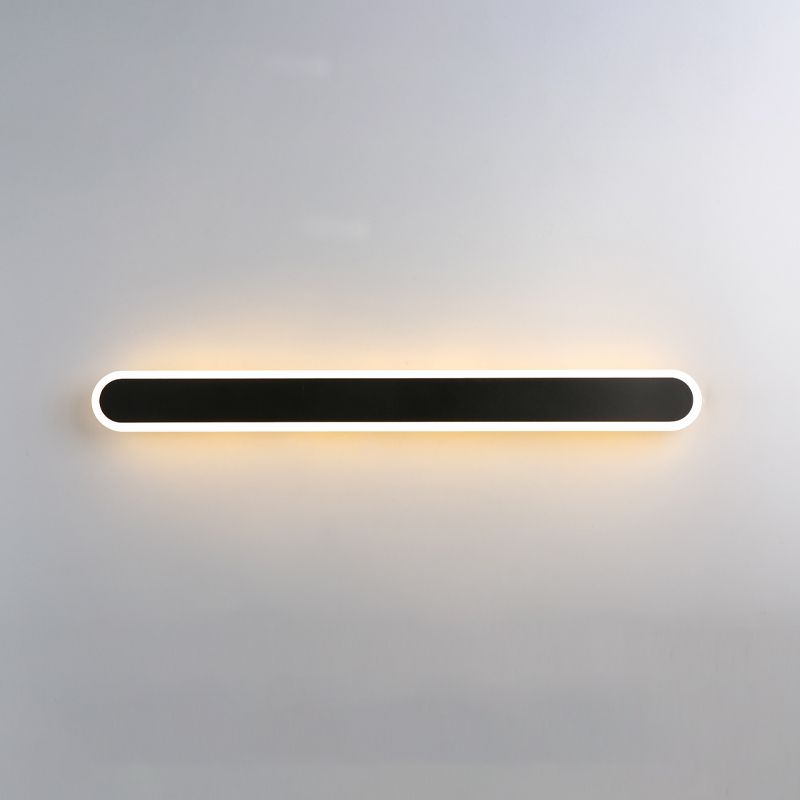 Hedendaagse stijl lineaire wandverlichting armaturen metaal 1 lichte LED wandmontage lamp