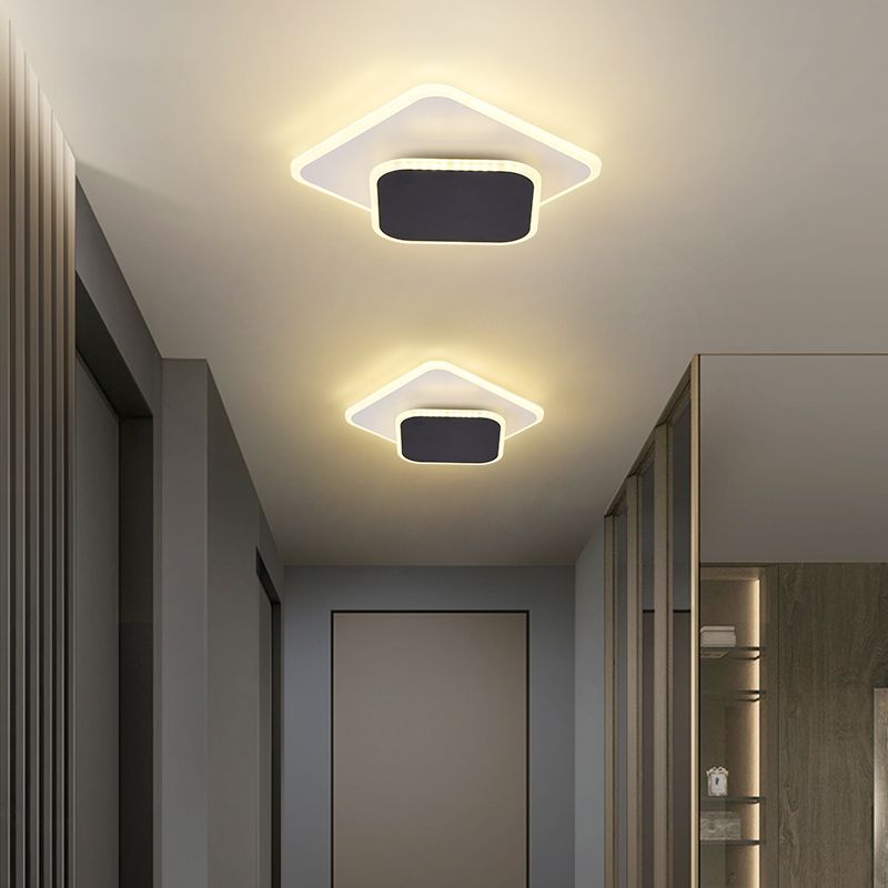 Lámpara de techo LED de montaje empotrado contemporánea para dormitorio