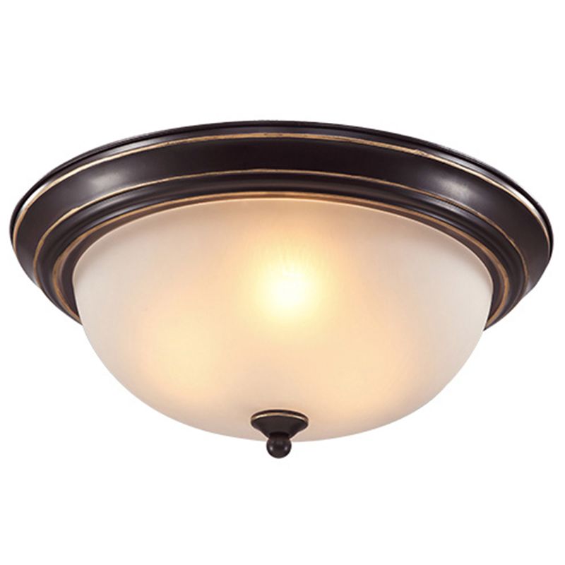 Schale Glas Flush Mount Modern Style Wohnzimmer-Deckenleuchte mit Form