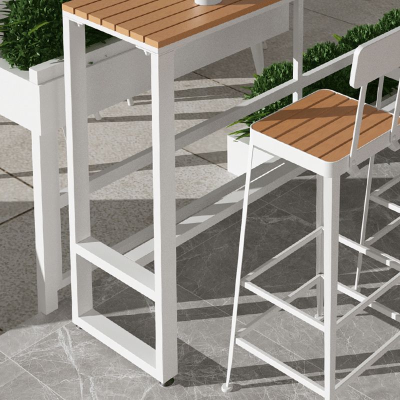 Rectangle Pub Height Dining Table Contemporary Bar Dining Table