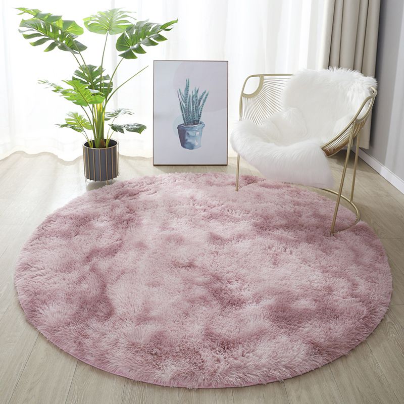 Chic Grey Area Carpet Solid Color Plush Area Rug Stain Resistant Rug for Drawing Room