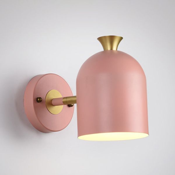 Cylinder Wall Sconce Lighting Modern Style Metal 1 Light Wall Mounted Light