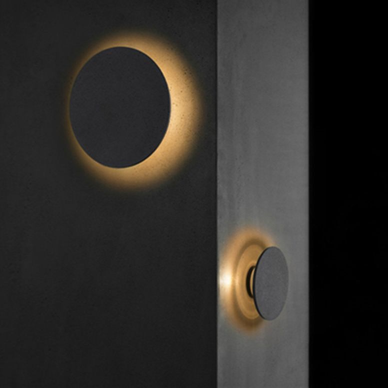 Moderner Stil Zement Wandleuchte runde Form LED -Wandleuchte für draußen