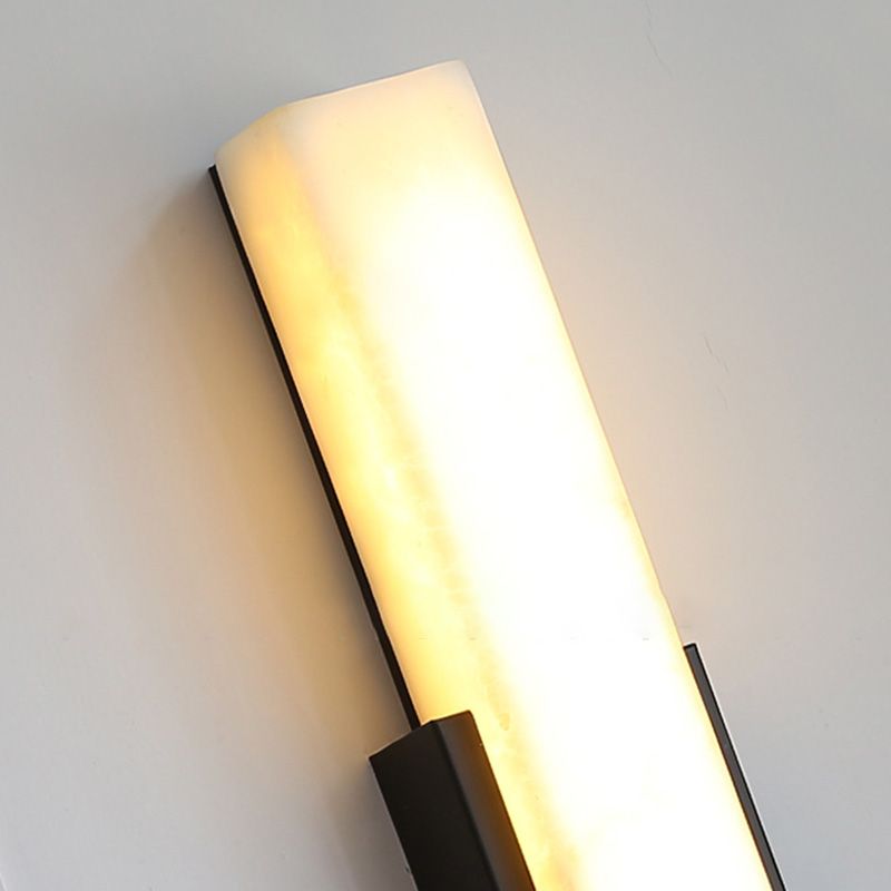 Rectangle Wall Mounted Light Fixture Contemporary Simplicity Stone Wall Lights for Corridor