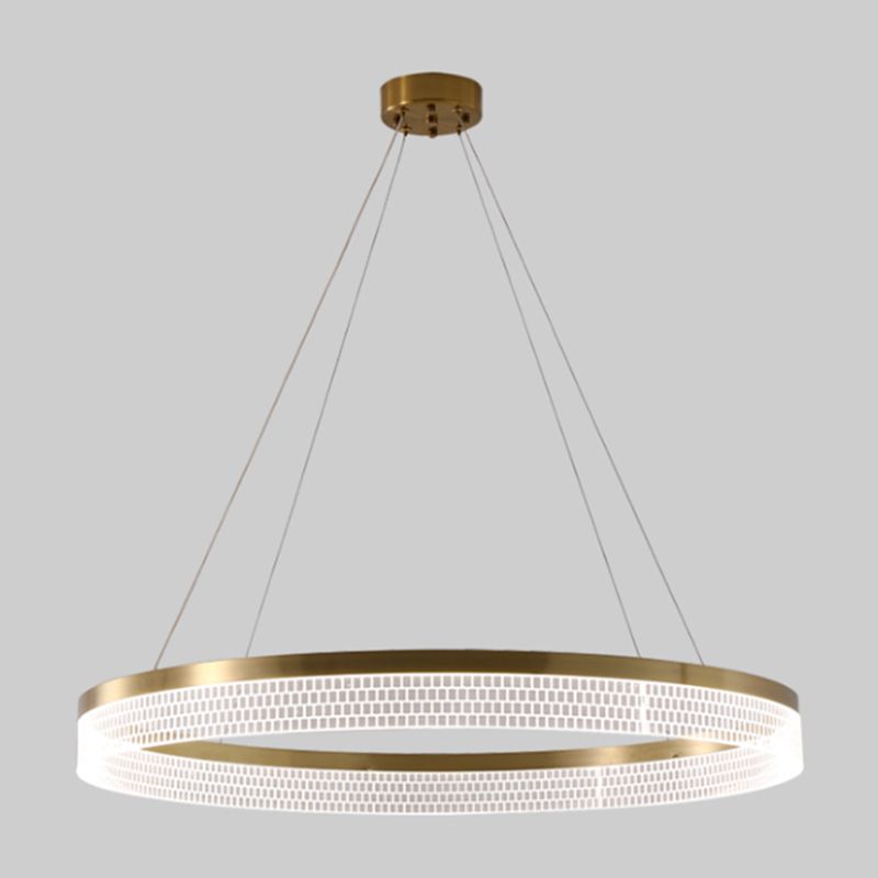 Minimalismus europäischer leichter Luxusstil LED Hanging Hängende Licht für Wohnzimmer Esszimmer Schlafzimmer