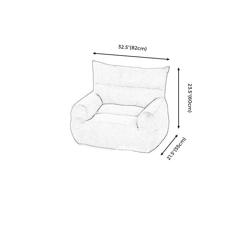 Fabric Chair 32.2" L x21.6 W x23.6"H Arms Included Chair for Living Room