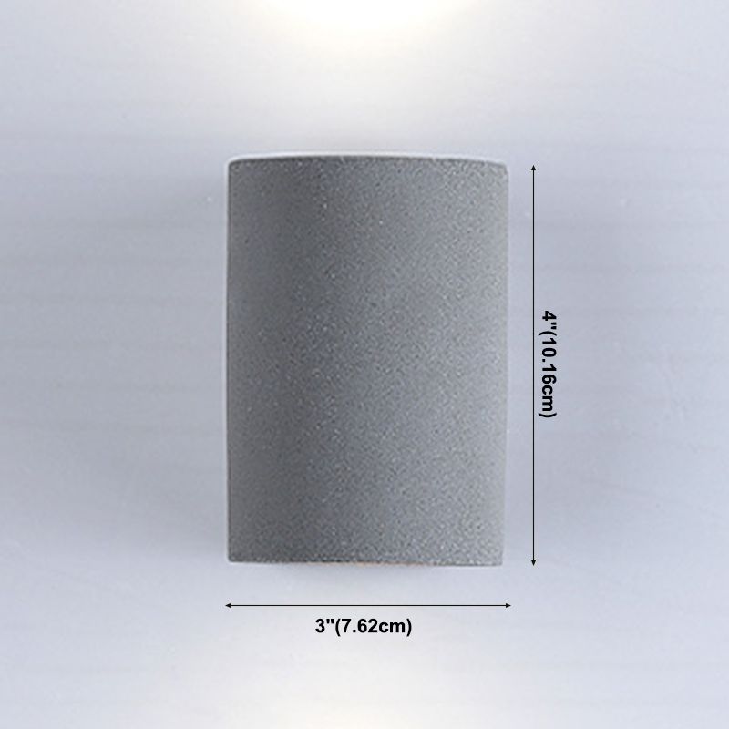 Wohnzimmer ein Kopfwandleuchten moderne Zementwandmontageleuchte