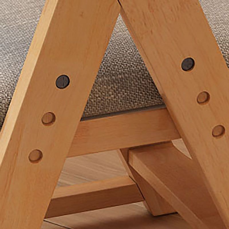 Contemporary Style Chair Dining Armless Side Chairs with Wooden Legs