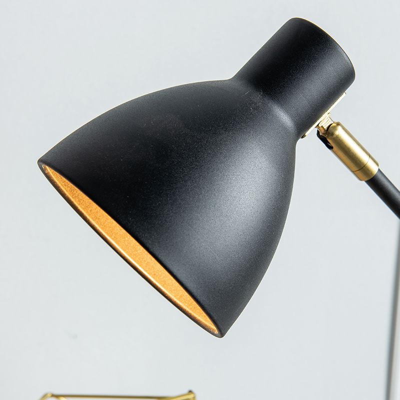 Moderne Stil verjüngter Tischlampe Metall Schlafzimmer Nächte und Lampe mit Kreisbasis