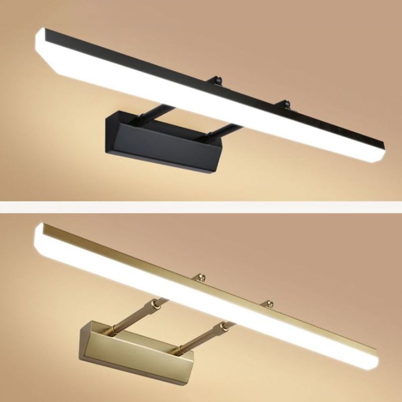 Lineare Schattenschwung Armwand beleuchtet moderne Metall 1 Light Leuchtenlampe