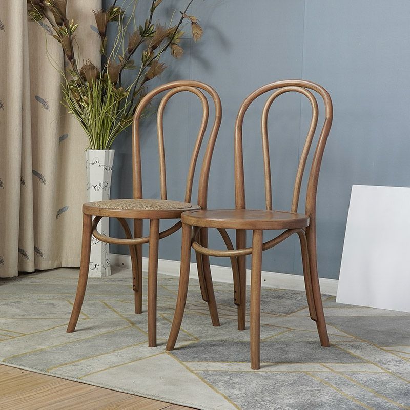 Bentwood Armless Side Dining Chairs Country Style Wood Dining Room Chair
