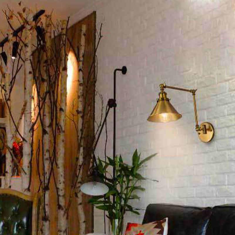 Gold Finish Verstellbares Armwand Licht einfach