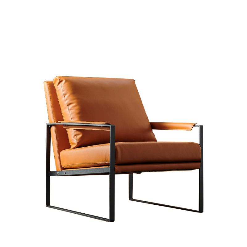 27.56"L x 28.35"W x 29.53"H Contemporary Cushion Back Pillow Top Arms Chair