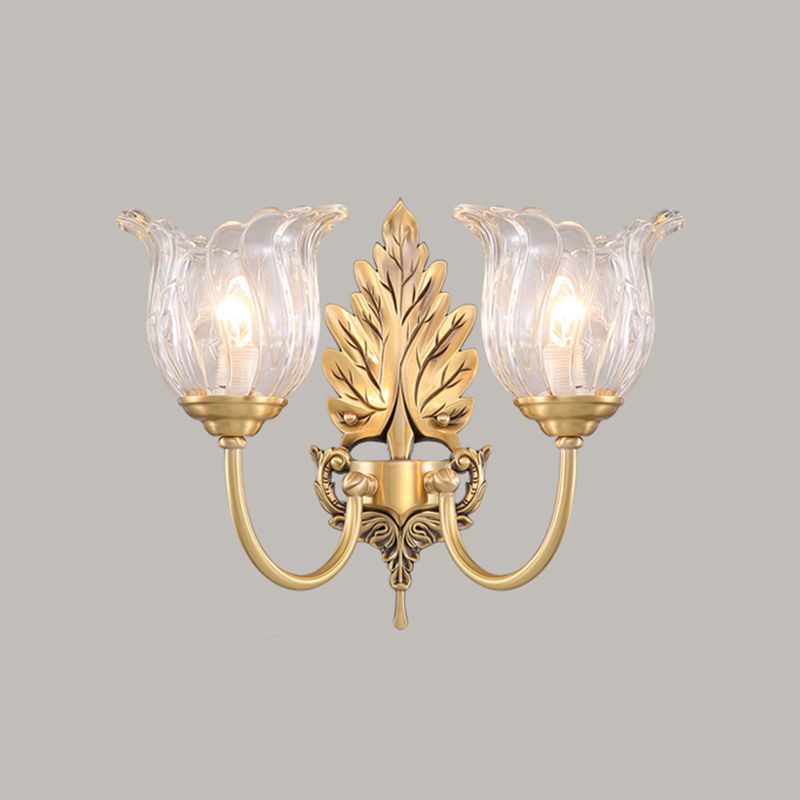 Traditionele stijl gewapende wand gemonteerd licht metalen ijdelheid wandlampen voor badkamer