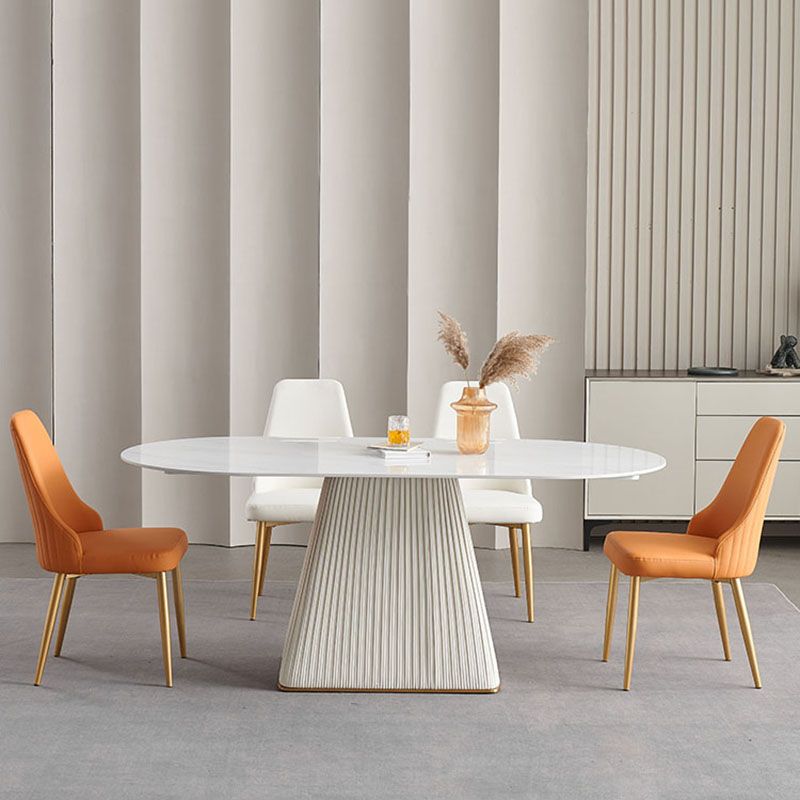 Chaise de salle à manger sans bras à dossier solide de style scandinave, chaise d'appoint rembourrée