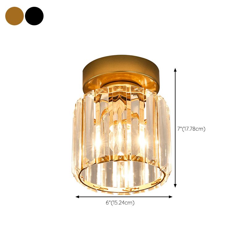 Nordic Ceiling Light Crystal Flush Mount Light Fixture for Bedroom
