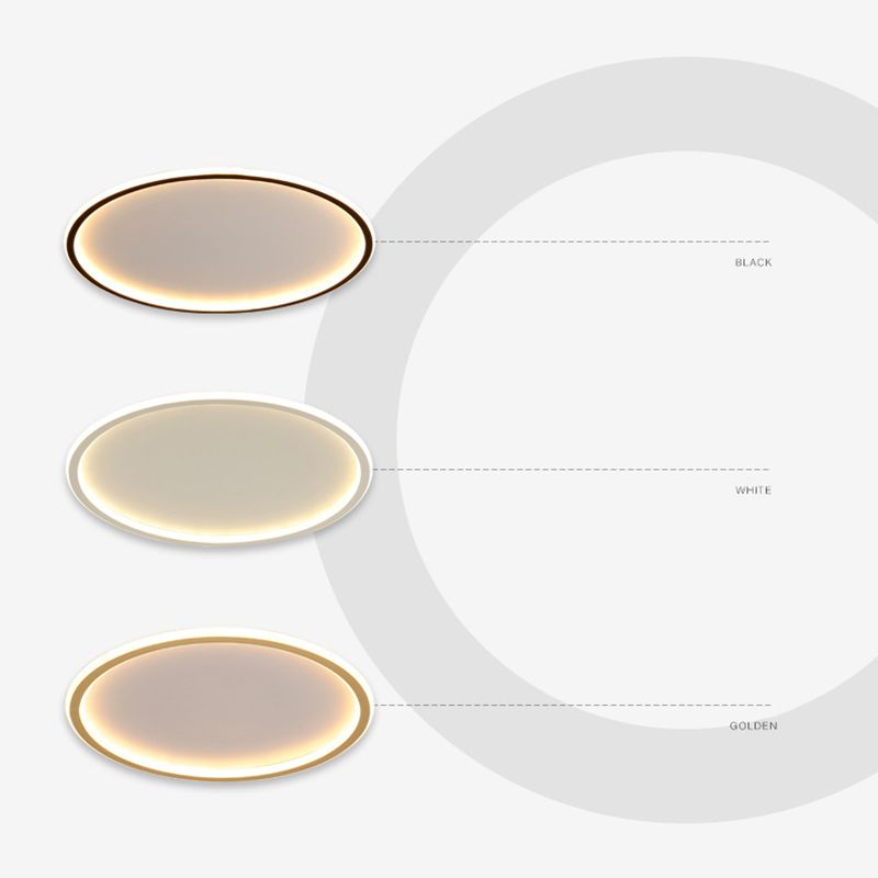 Schlafzimmer LED Flush Deckenleuchten Super-dünne zeitgenössische Flush Mount Licht mit Kreis Form