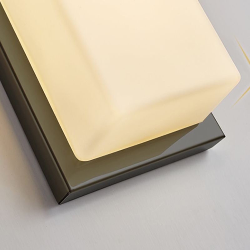 Contemporary Style Wall Mount Lamp Glass Wall Sconce for Bedroom
