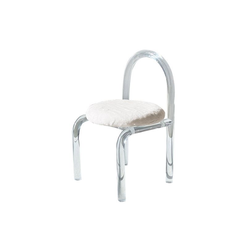 Tight Back Round Arms and Armless Basic Four Leg Accent Chair Set