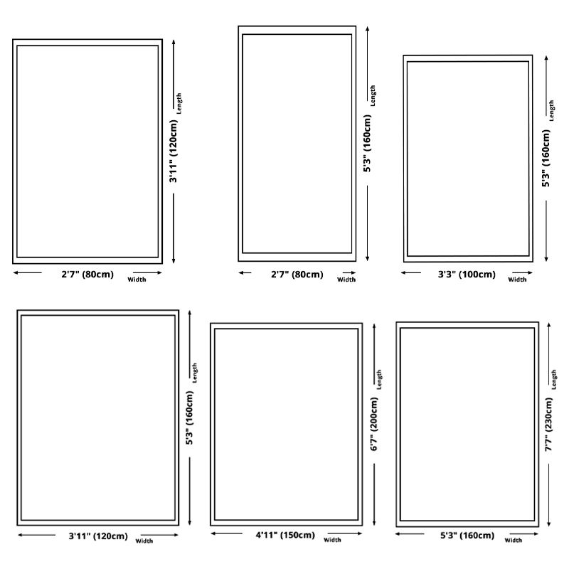 Fancy Living Room Area Rug Geometric Print Rug Polyster Carpet with Non-Slip Backing