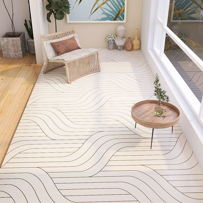 Novelty Shape Colorblock Rug Morandi Color Modern Area Rug Polyester Easy Care Carpet