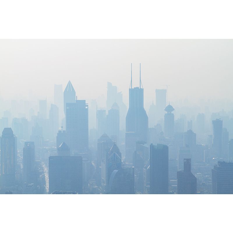 Decorative Wall Mural Wallpaper Urban Scenery Sitting Room Wall Mural