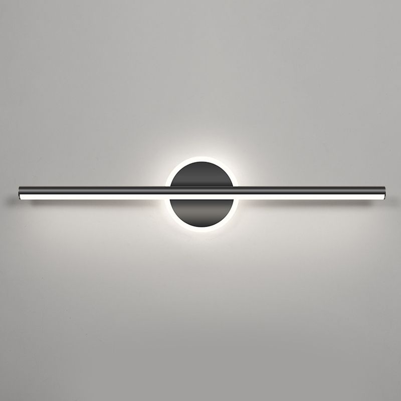 Nordic Style Iron Vanity Light Strip Shape Vanity Lamp for Shower Room