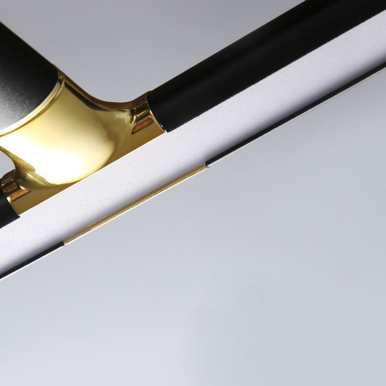 Éclairage d'éclairage mural linéaire noir