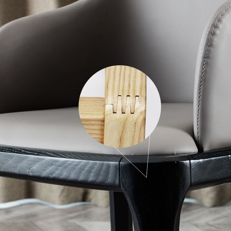 Kitchen Home Upholstered Dining Chairs Faux Leather Parsons Chair