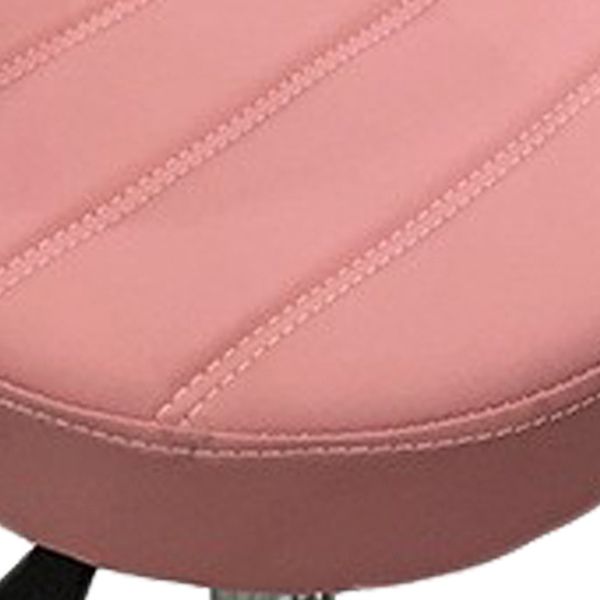 Contemporary Style Liftable Bar-stool PU Leather Counter Bar Stool with Metal Legs