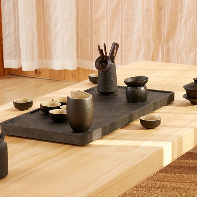 4 Legs Coffee Table Contemporary Solid Wood Coffee Cocktail Table