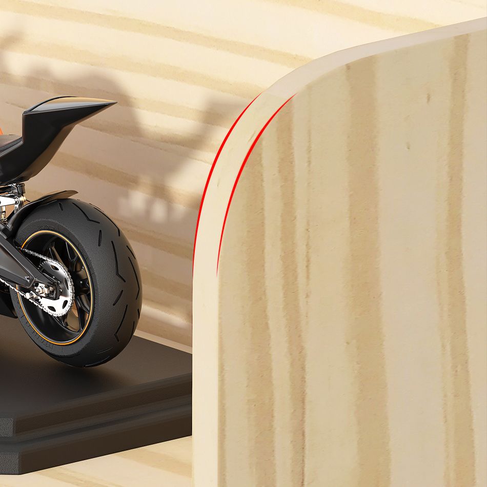 Libris de bibliothèque standard en bois de pin naturel moderne