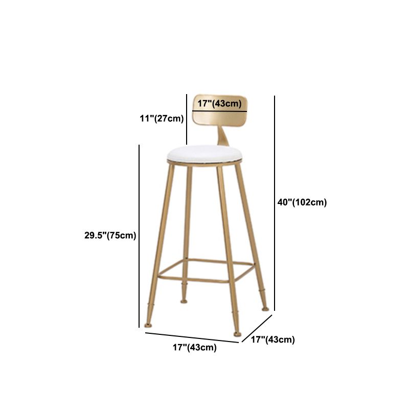 1/3 Pieces Glam Iron Bar Table Set Round Bistro Set with White Faux Marble Top