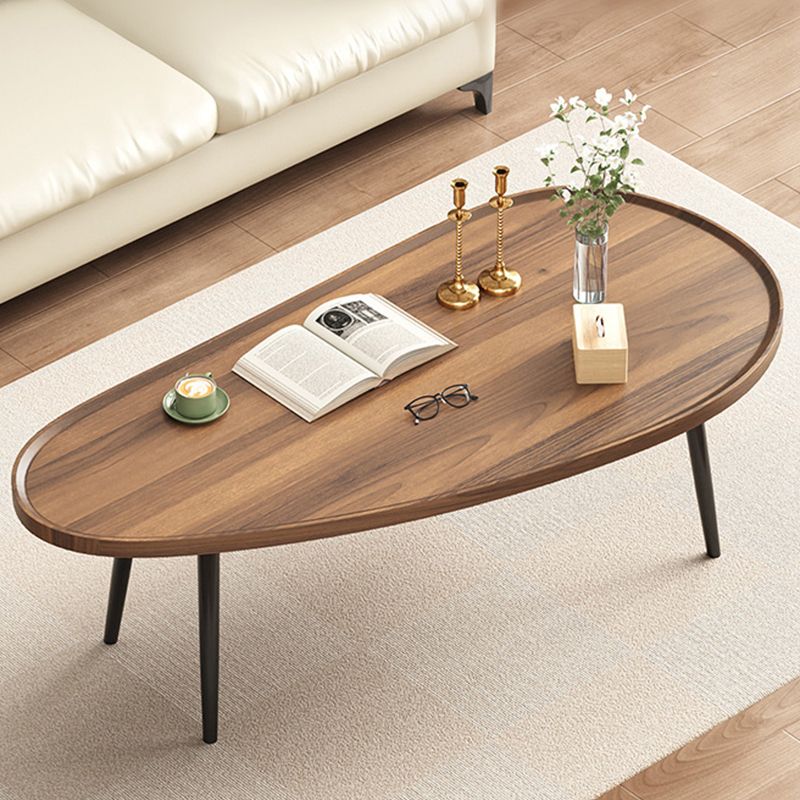 Modern Coffee or End Table Artificial Wood and Metal Coffee Table with 4 Legs