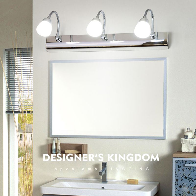 Metal Linear Vanity Lighting Contemporary Style Multi Lights Vanity Sconce Lights