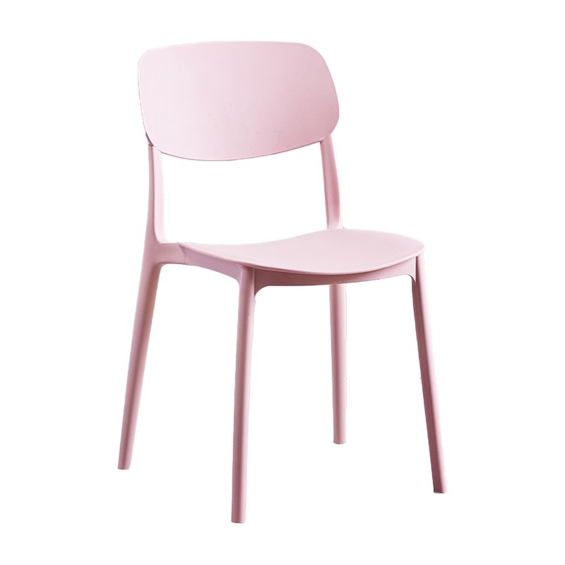 Chaise de salle à manger de Style nordique, chaises latérales en plastique sans accoudoirs pour la cuisine