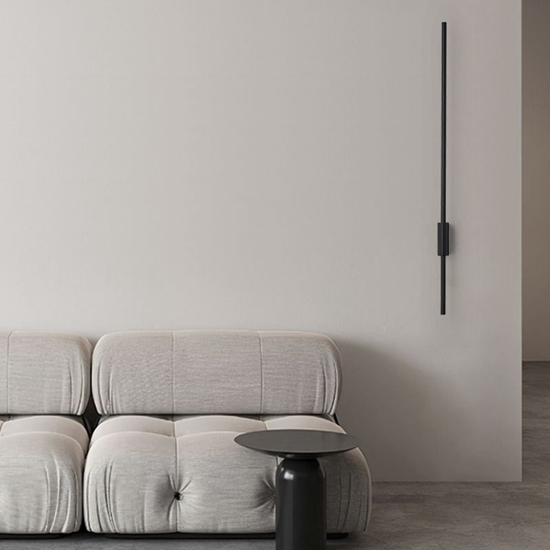 Contemporary Metal Wall Mounted Lighting Black Wall Lamp for Bedroom