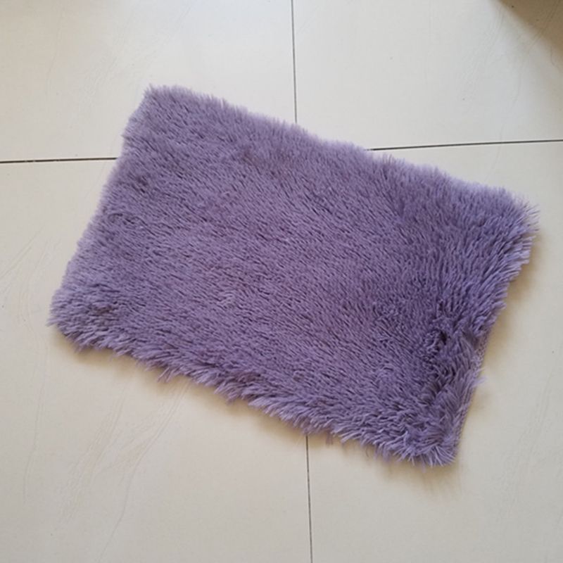 Tapis à motifs de quatrefoil unique Multi couleurs moderne Tapis fausse fausse fourrure anti-glissement