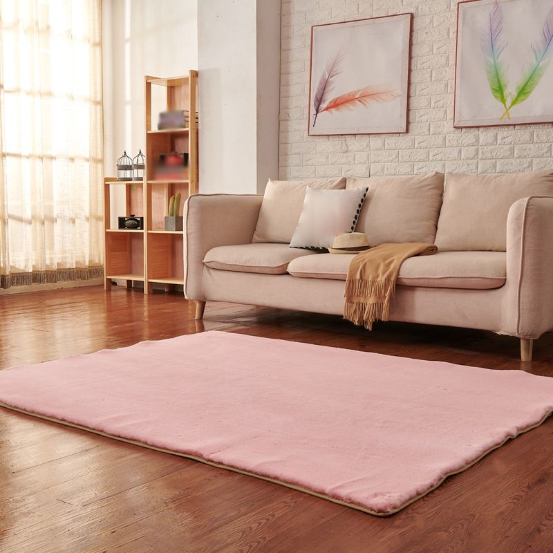 Área de sala de estar marrón alfombra Área de color sólido alfombra poliéster alfombra de respaldo sin deslizamiento