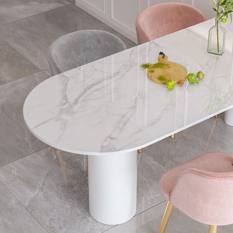 Glam Style Sintered Stone Dining Set 1/4/5 Pieces Dining Set for Dining Areas