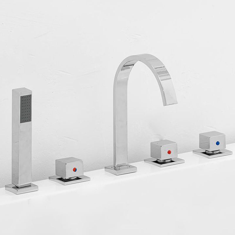 Modern Rectangle Acrylic Embedded Bathtub with Massage Device