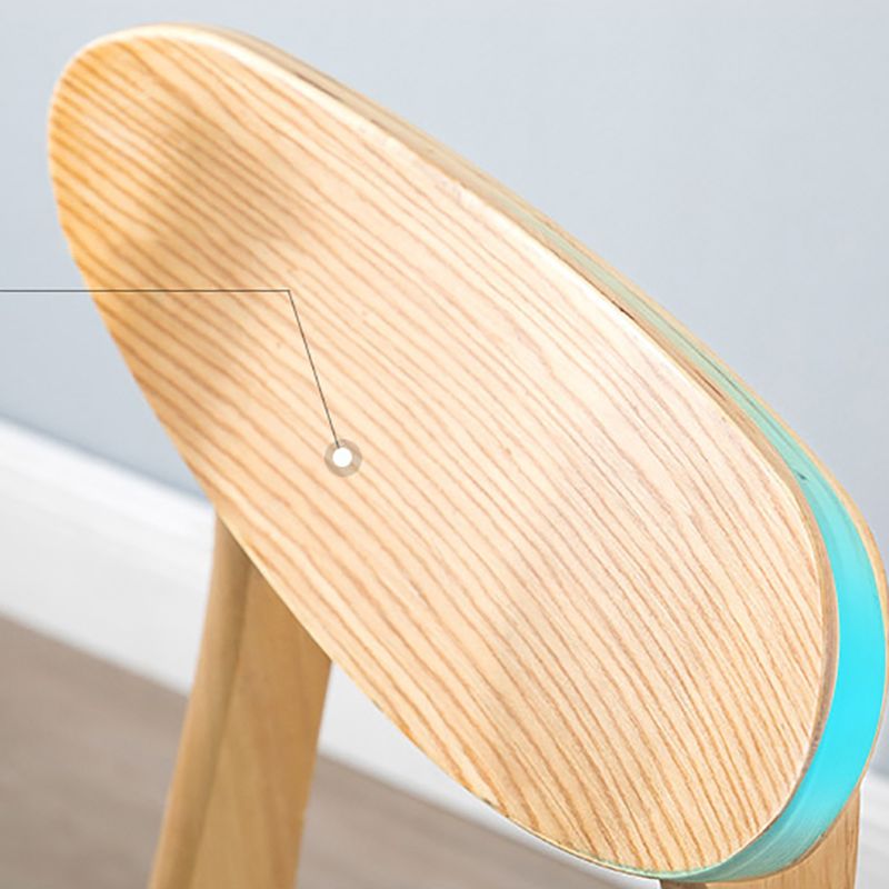 Contemporary Dessert Shop Stool Matte Finish Upholstered Bar Stools