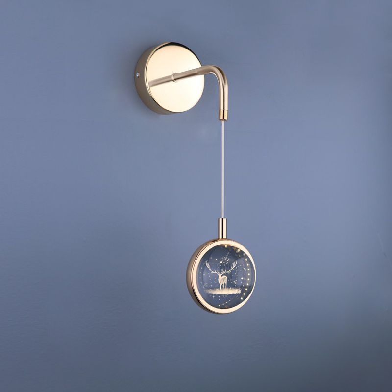 Lámpara de pared de cristal de 1 luces de 1 luces para la luz de 1 luz para la sala de estar de 1 luces para sala de estar