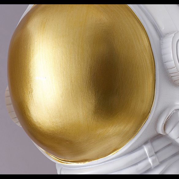 Astronaut Modelado de luces de matriz esféricas Resina creativa 1 luz sonces