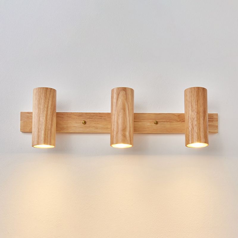 Modern Simple Shape Wall Light Sconces Wood Wall Lighting Fixtures