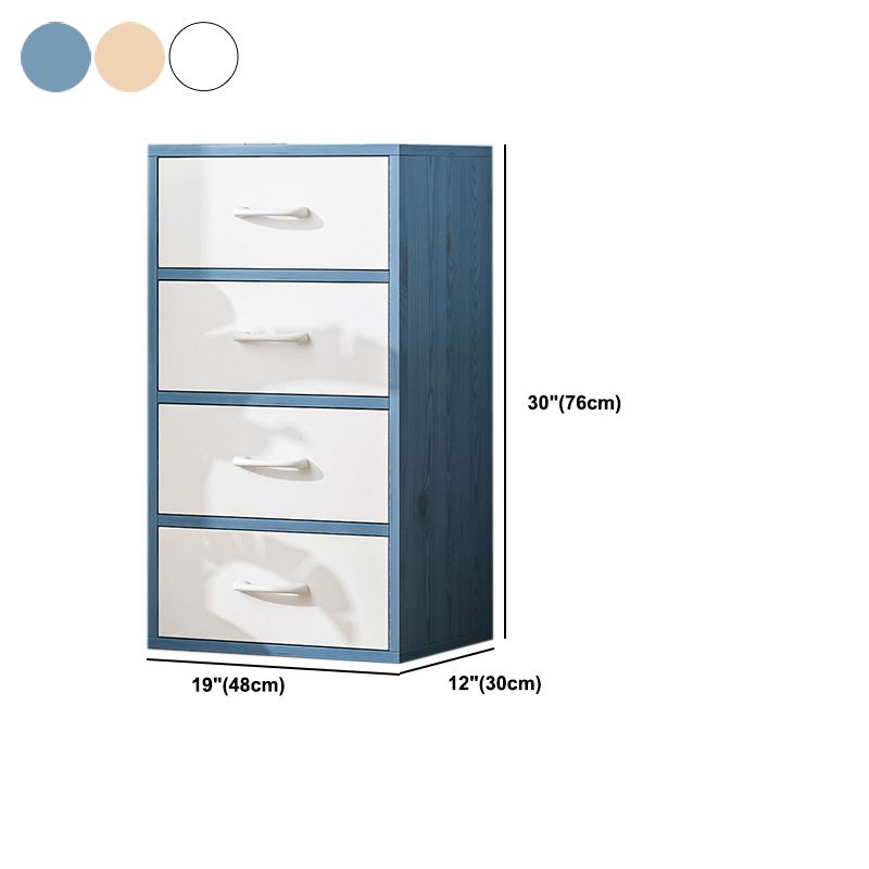 Contemporary Matte Finish Dresser Bedroom Wood Storage Chest