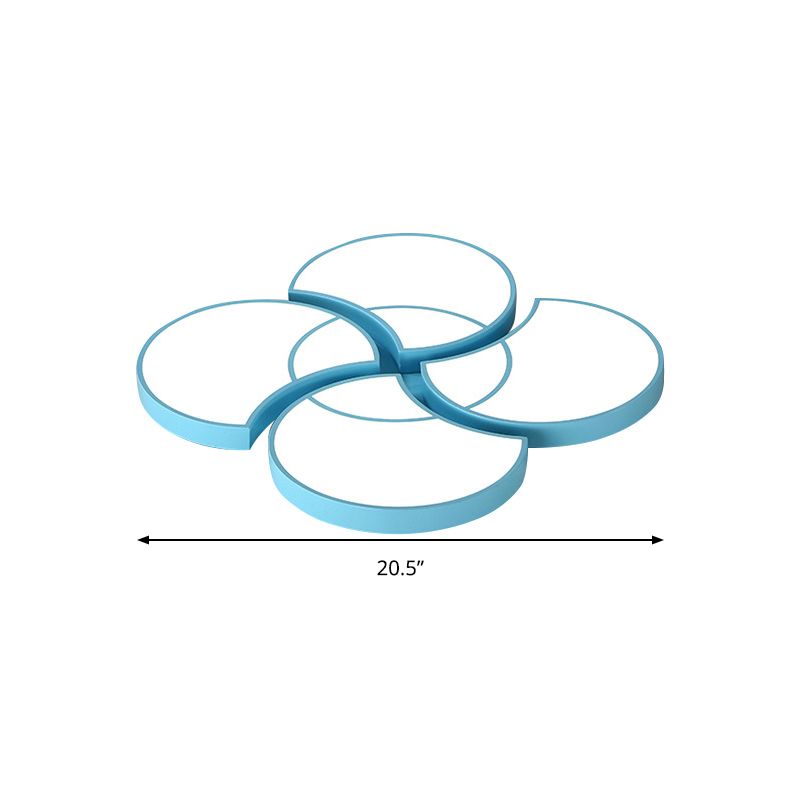 Blossom Mädchen Schlafzimmer Deckenlampe Acryl 4 Köpfe Schöne LED Deckenhalterung Licht
